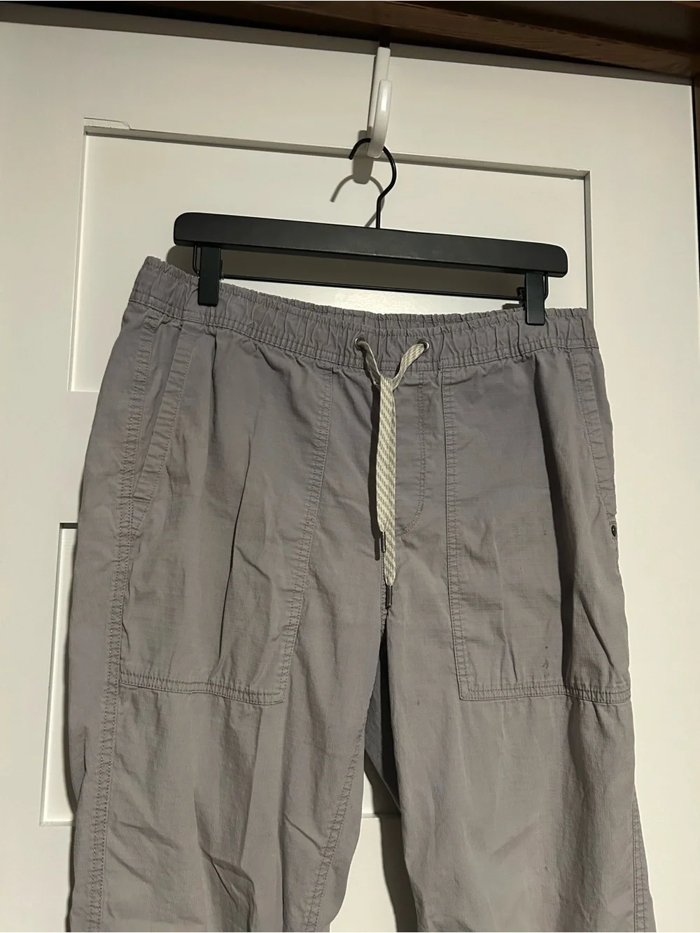 Vuori Ripstop Drawstring Pants Gray Size Large